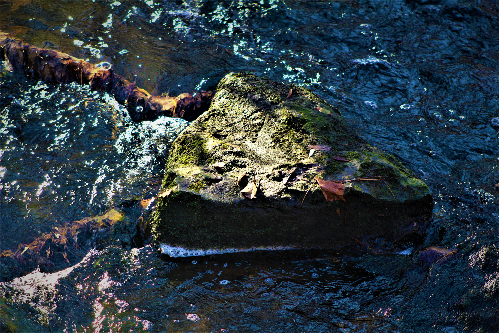 leises Gemurmel am winterlichen Bach