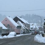 Leitershofen versinkt im Schnee