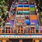 Leitsystem zum Hindu Heiligtums Batu caves, Kuala lumpur