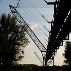 Leitungen vom Ölhafen über die Donau