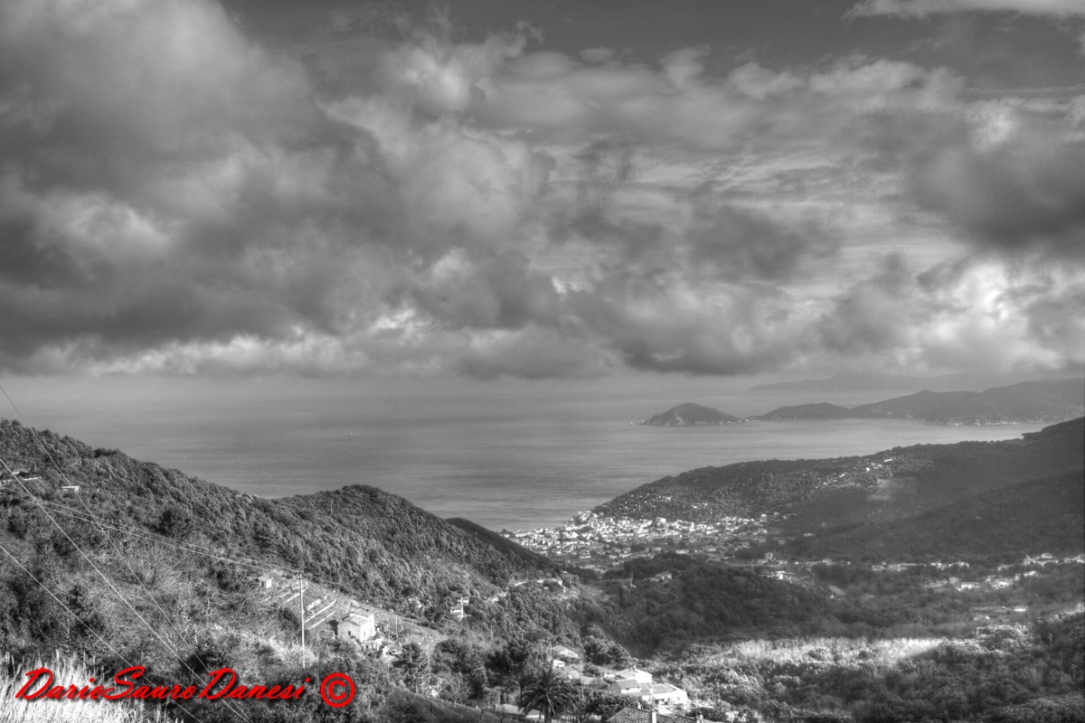 l'elba vista ad alta quota