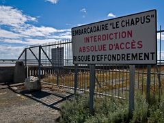 L’embarcadère du bac reliant la côte à l’Île d’Oléron…