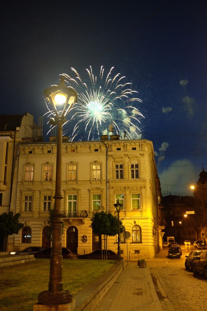 Lemberg bei Nacht