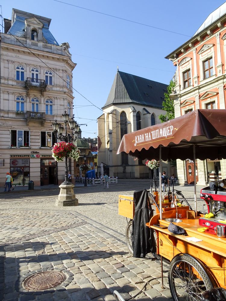 Lemberg (Lviv) morgens um Acht