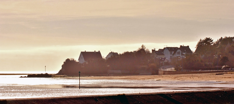 L'embouchure de La Laïta, limite du Morbihan et du Finistère. Mariellat