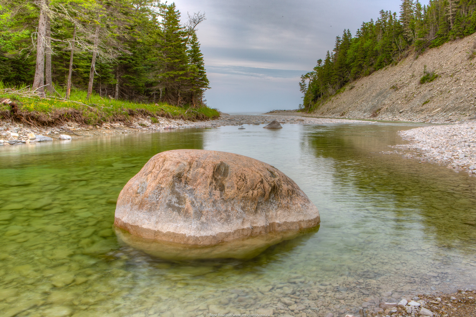 L'embouchure de la rivière Patate en HDR 