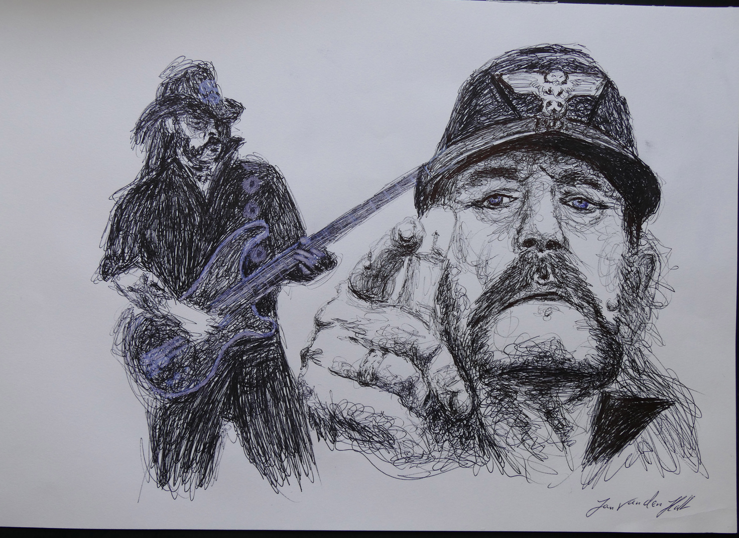 Lemmy Kilmister - Scribble Portrait