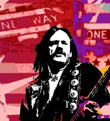 „Lemmy“ Kilmister--------Stencil Art