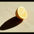 lemon with shadow