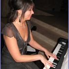 Lena Langemann am Klavier