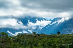 Lenangsbreen Gletscher