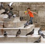 L'enfant aux pigeons.