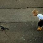 L'enfant et le pigeon