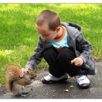 L'enfant et l'écureuil