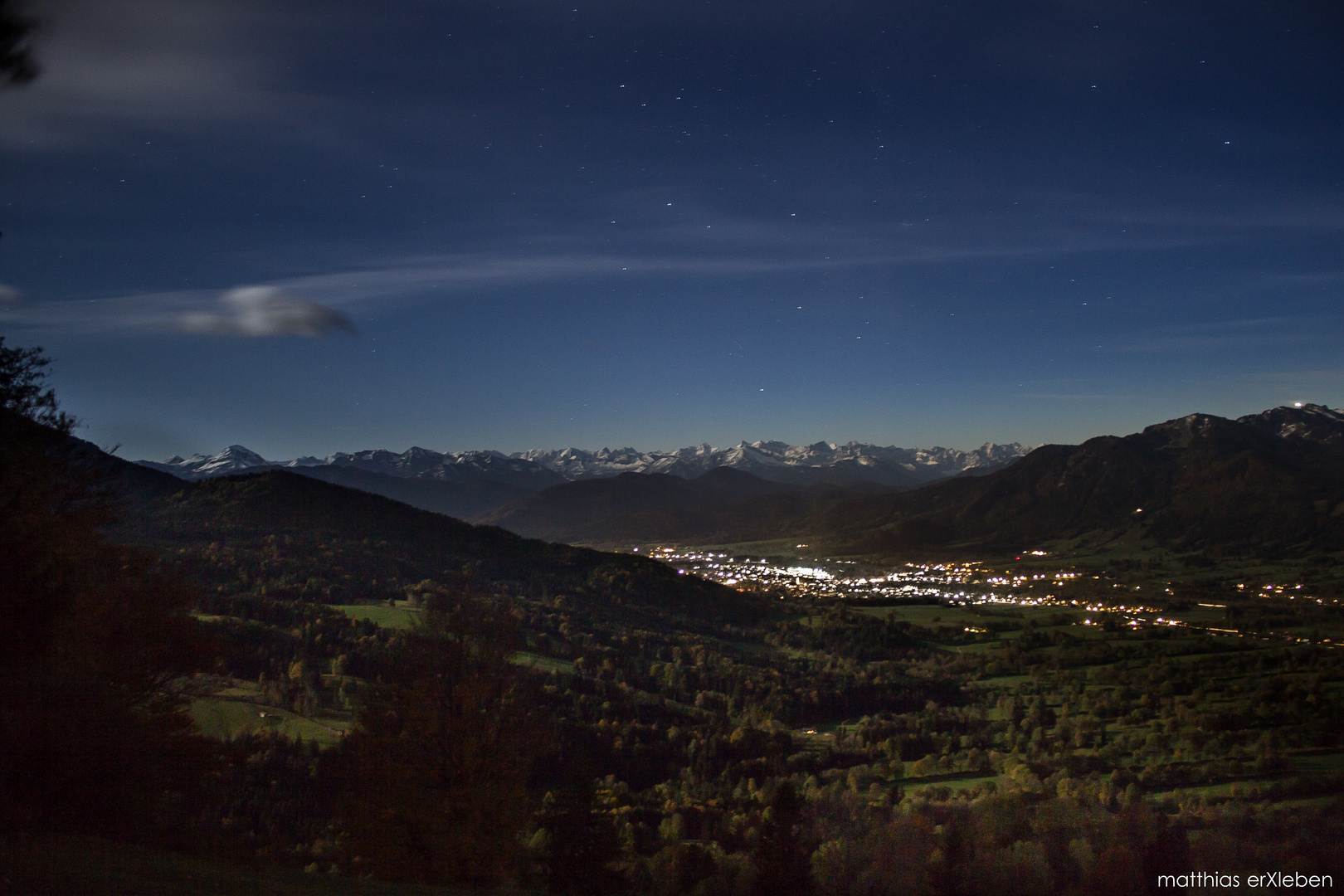 Lenggries at Night