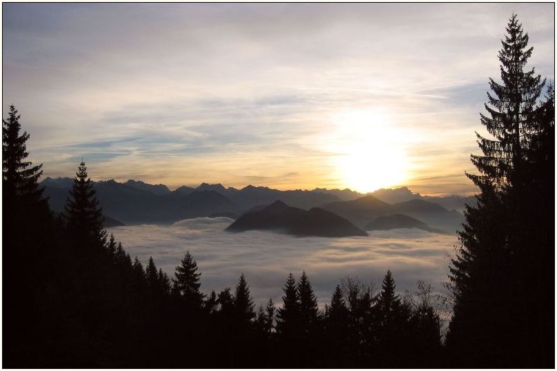 Lengrieser Hütte kurz vor knapp