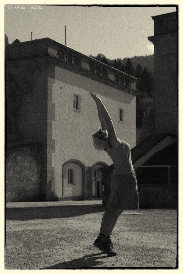 "Leni Tiefenstahl" im Olympiastadion Partenkirchen