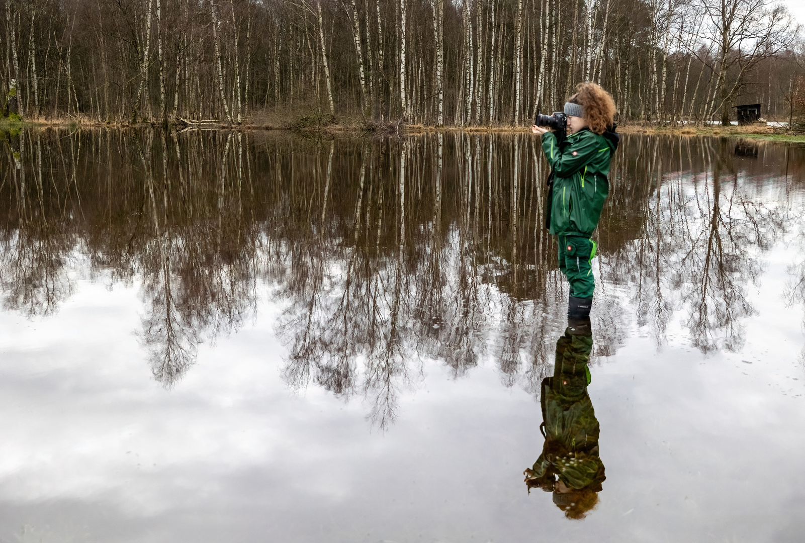 Leni @work im Wasser 