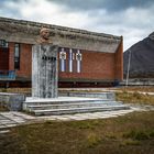 Lenin auf dem Zentralplatz in Pyramiden