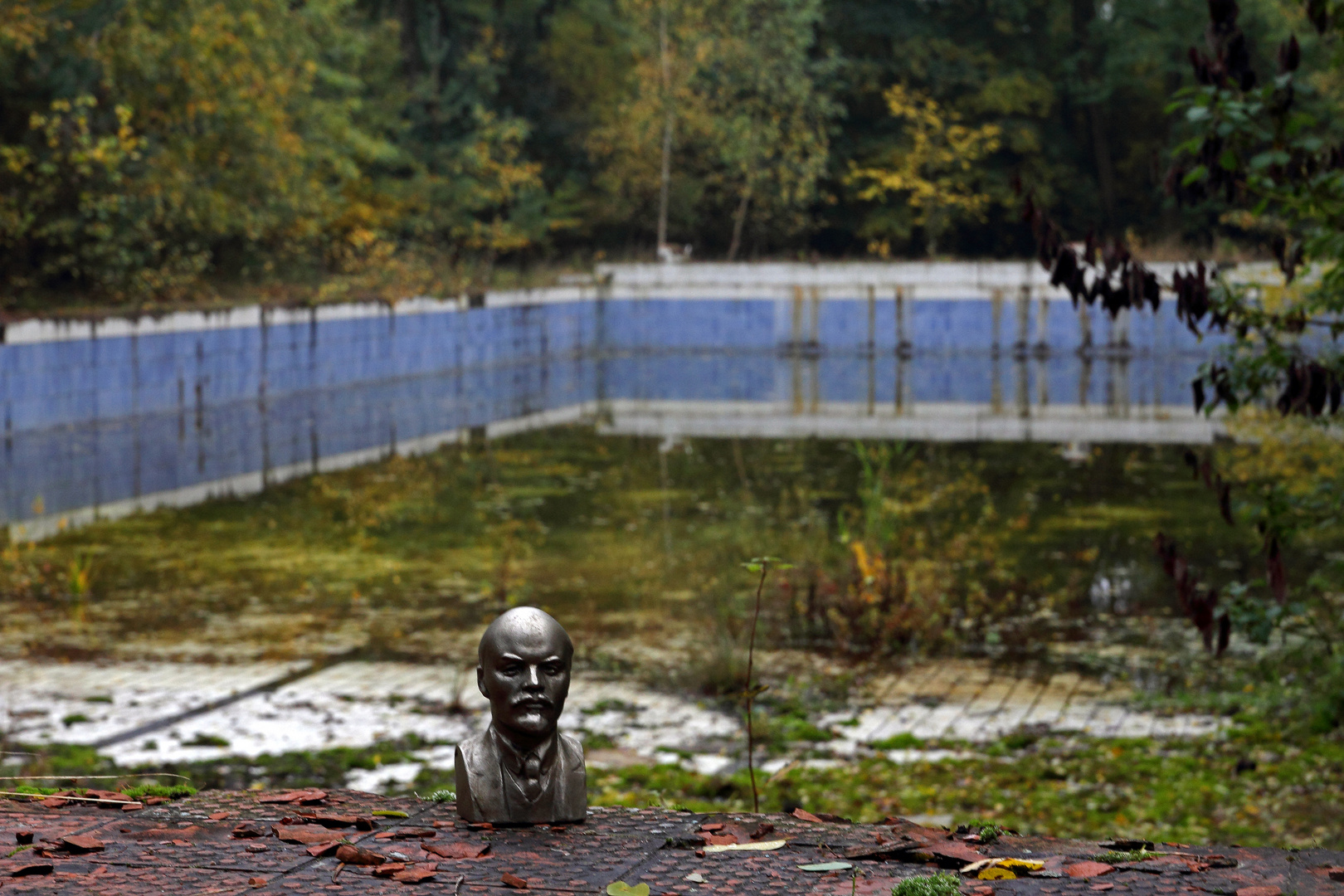 Lenin im Freibad