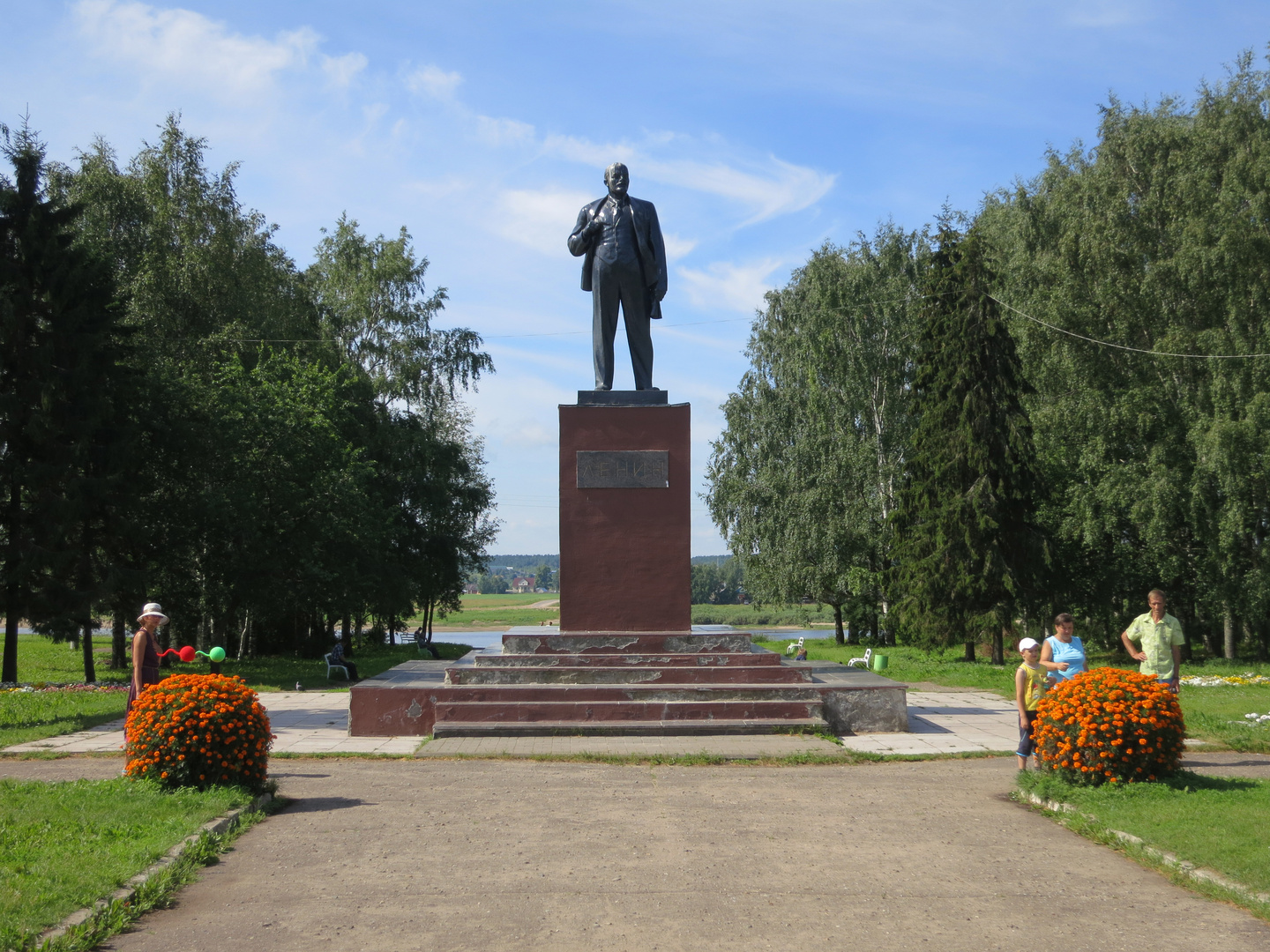 Lenin mit Grünon und Schmuson