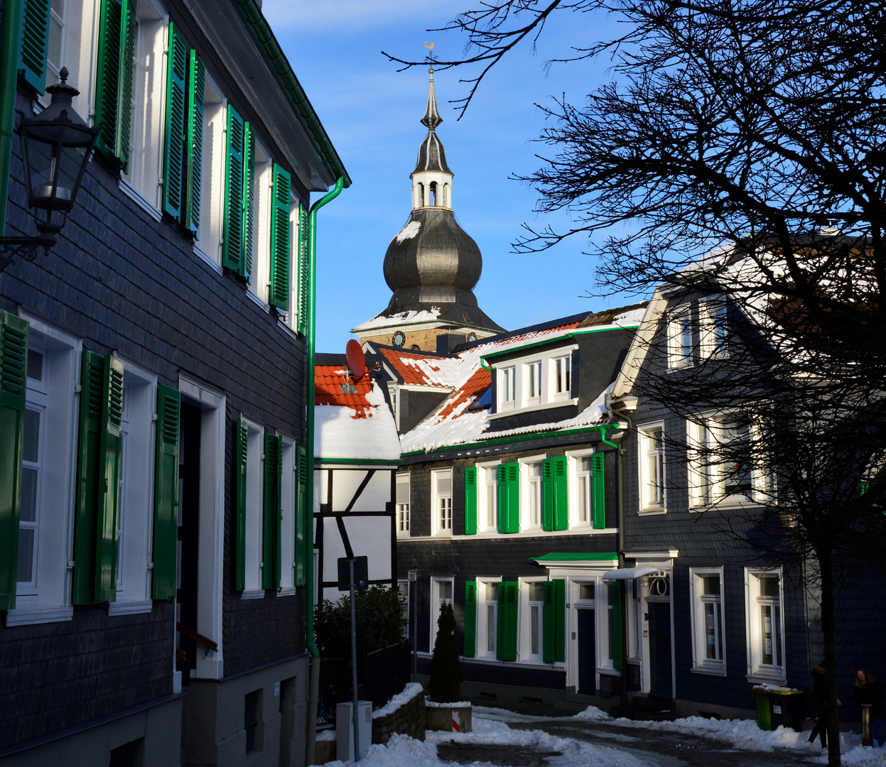 Lennep bei Schnee