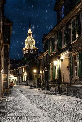 Lennep, der Stadtteil von Remscheid mit einem ganz besonderen Charme, nicht nur im Winter ...