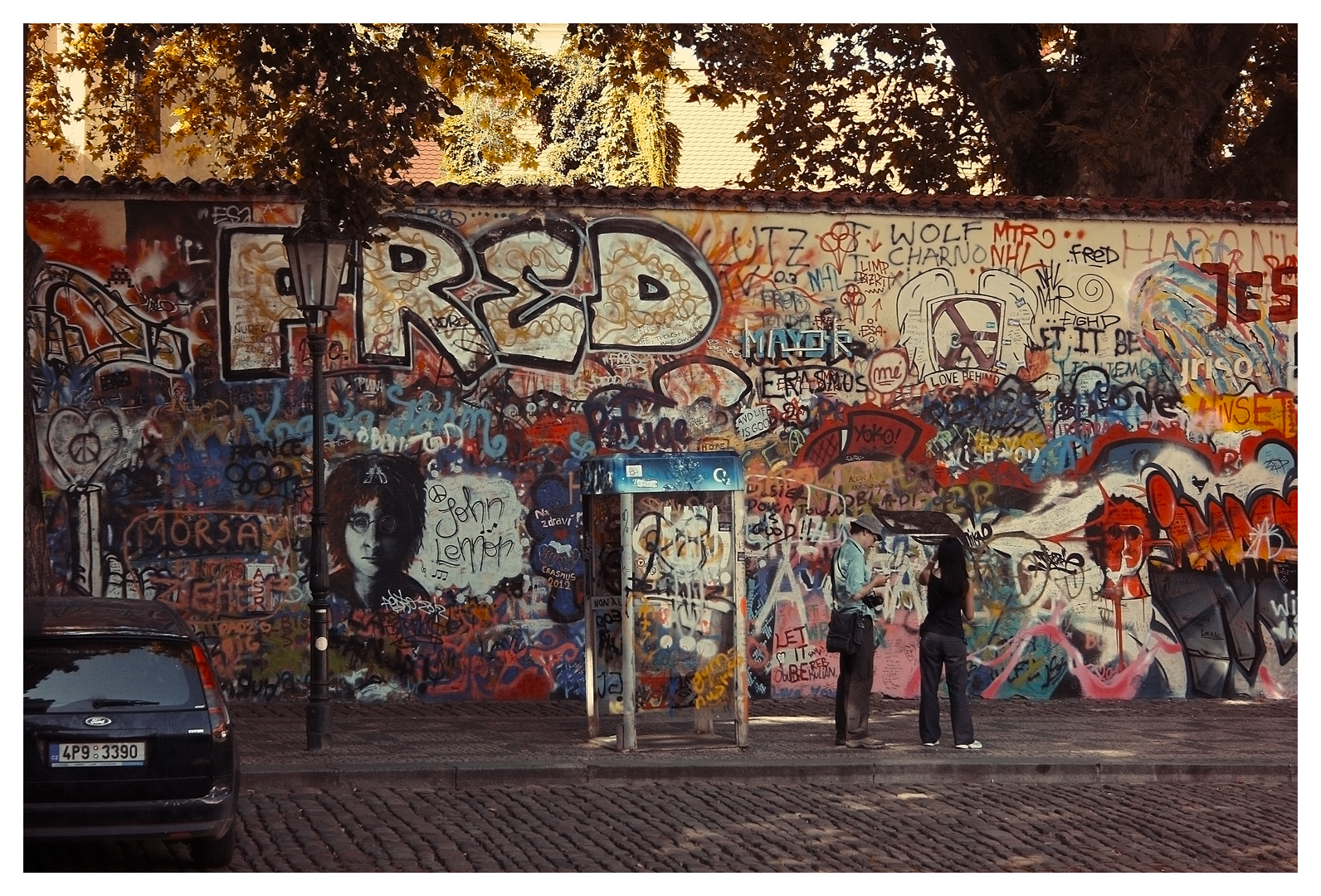 Lennon Wall Prague