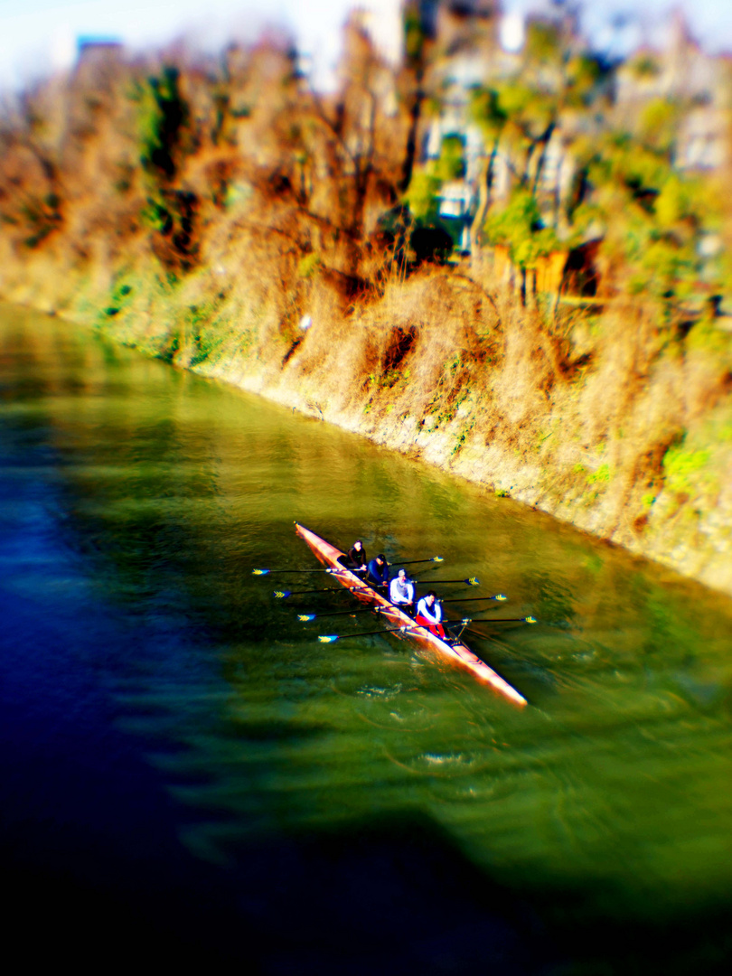 lensbaby on the seine