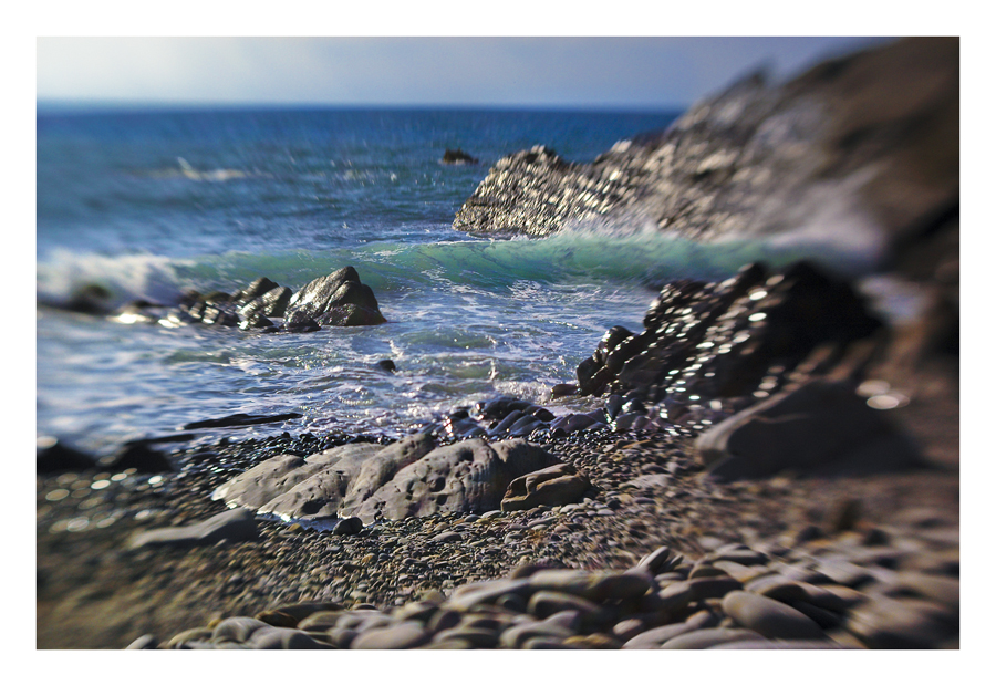 Lensbaby @ Sandymouth Beach