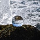 Lensball am Meer