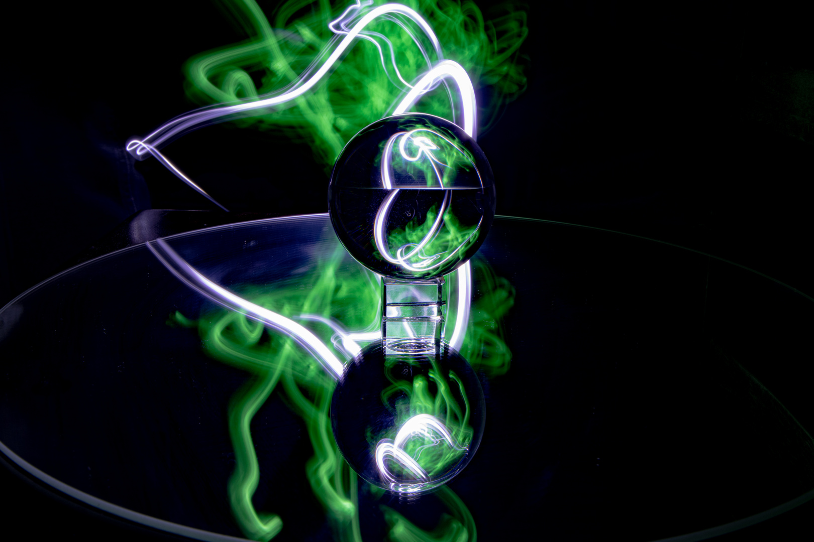 Lensball light painting 