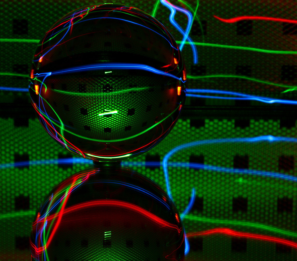 lensball meets light painting