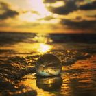 Lensball sunrise