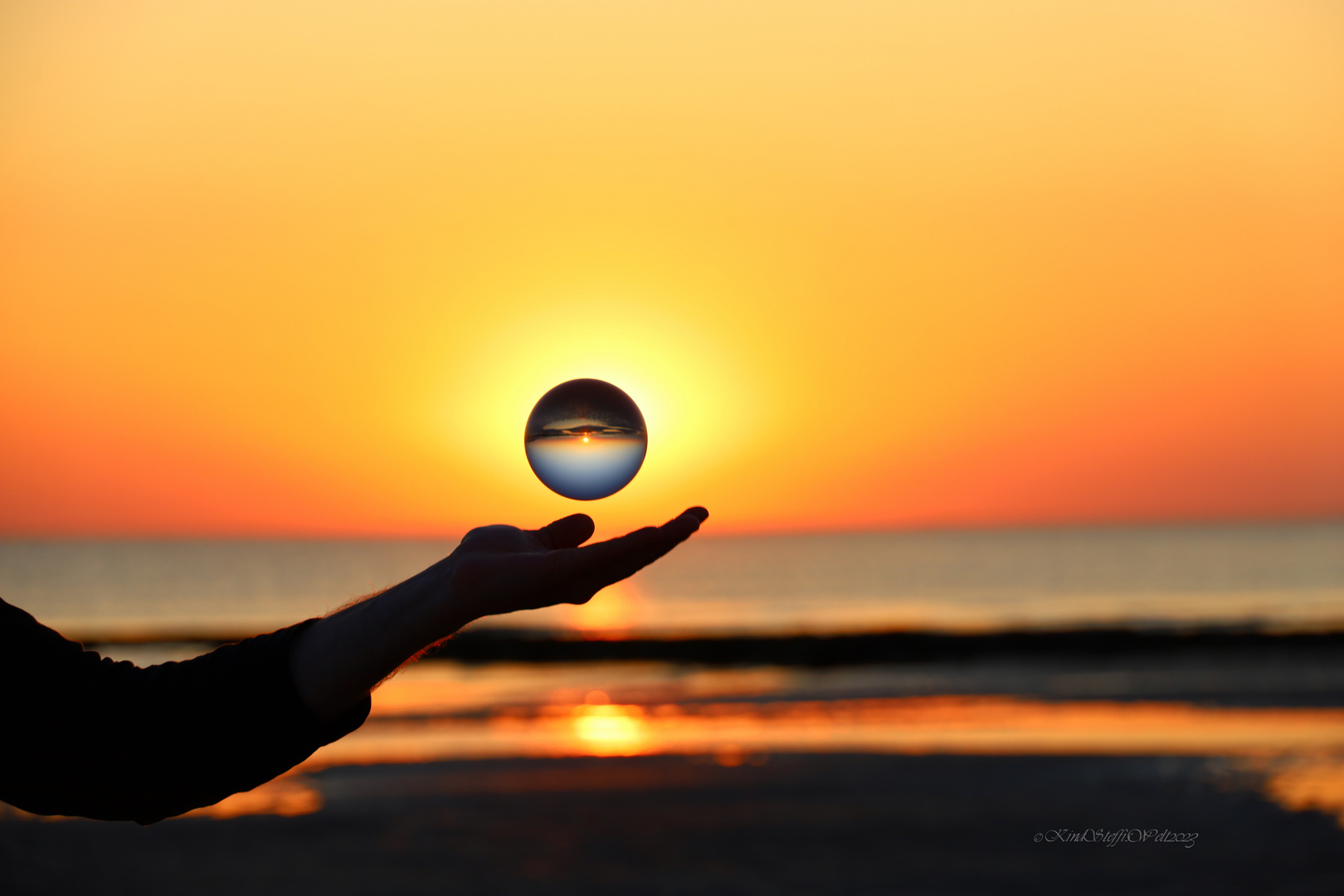 Lensball Sunset