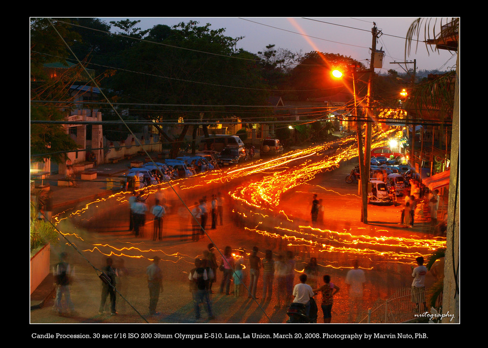 Lenten Candle Procession