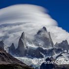 Lenticular clouds on Cerro Fitzroy in Patagonia