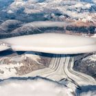 Lenticularis über Andengletscher in Patagonien