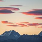 Lenticularismagie über den Alpen