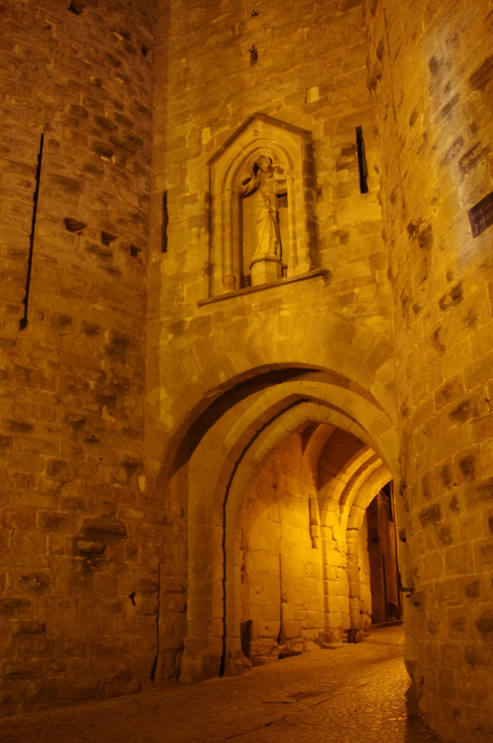 L'entrée. Cité de Carcassonne