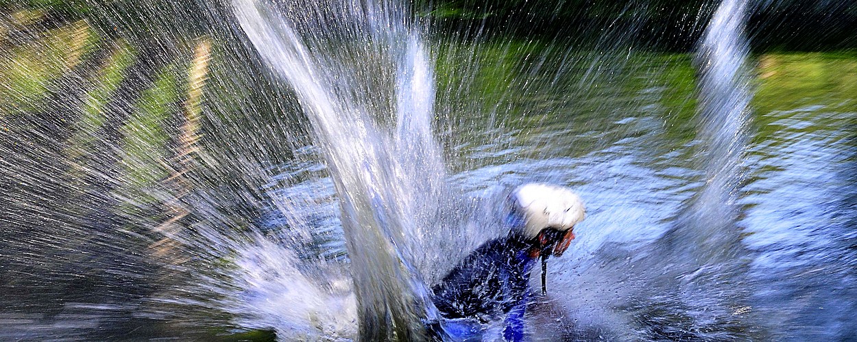 L'entrée dans l'eau