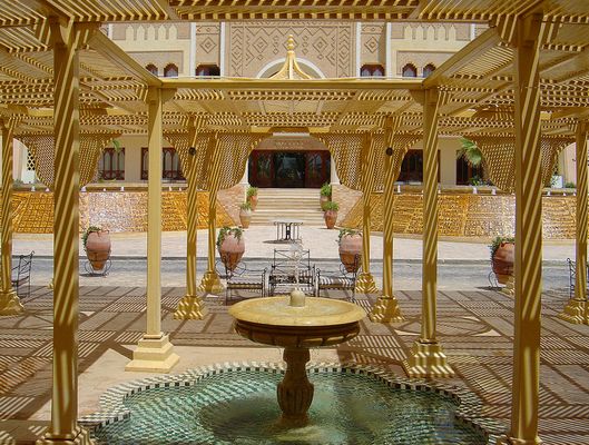 L’entrée de l’Hôtel Palm Beach Tozeur