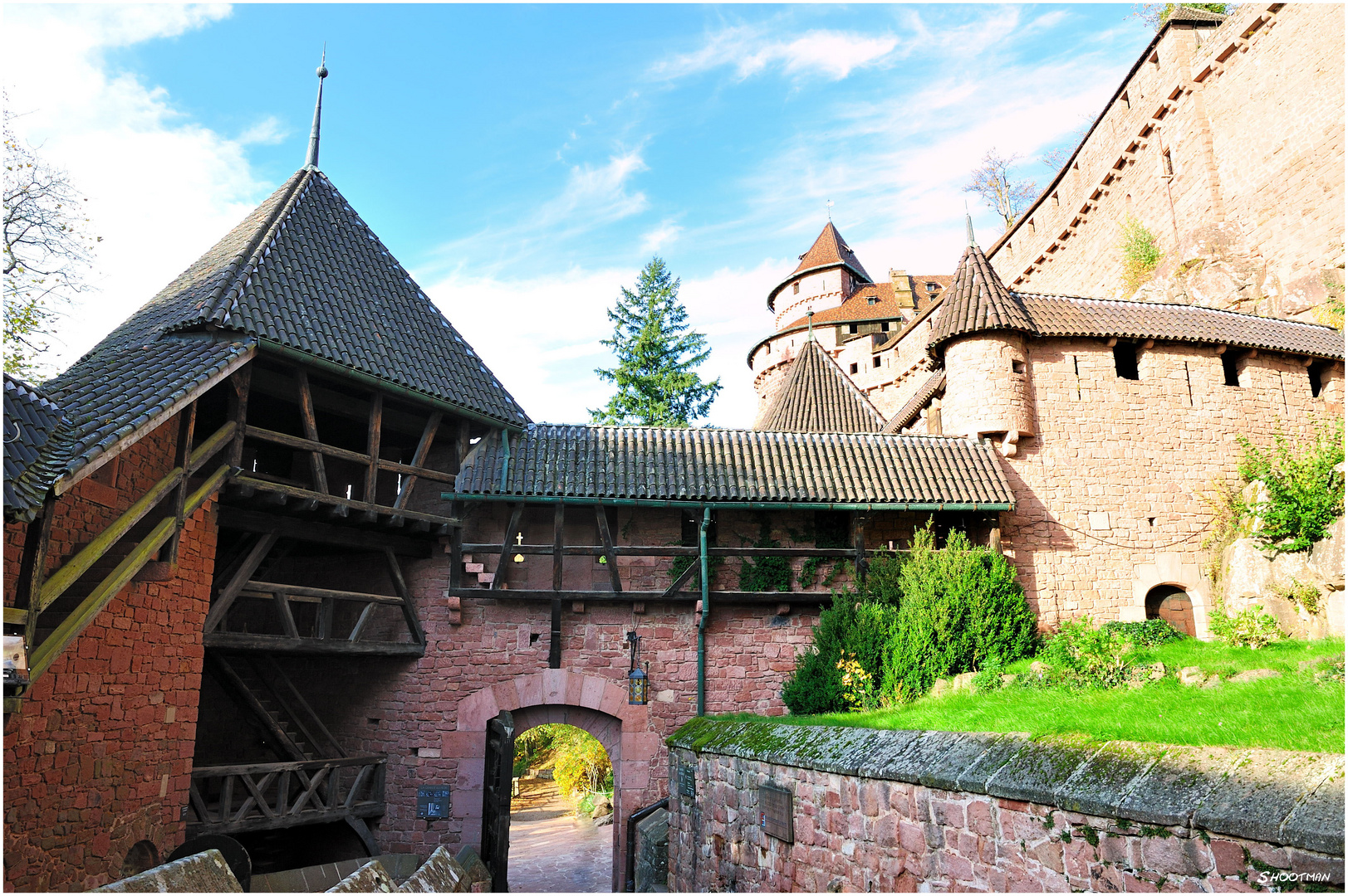 L'entrée du Haut Koenigsbourg