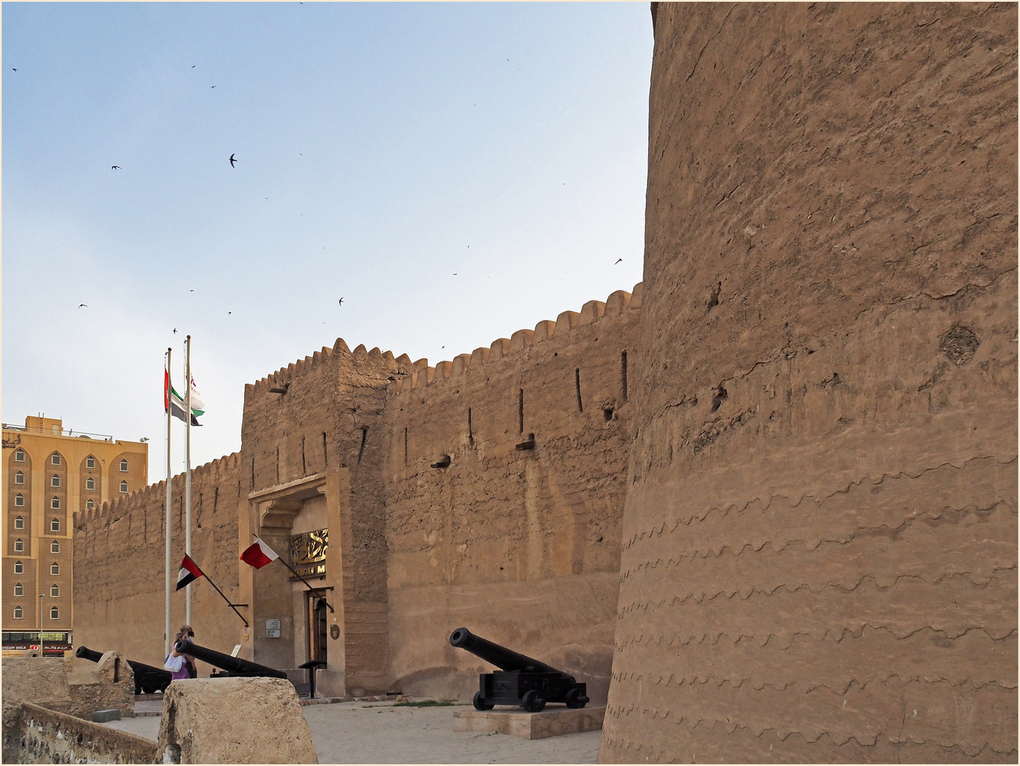 L’entrée du Musée de Dubaï