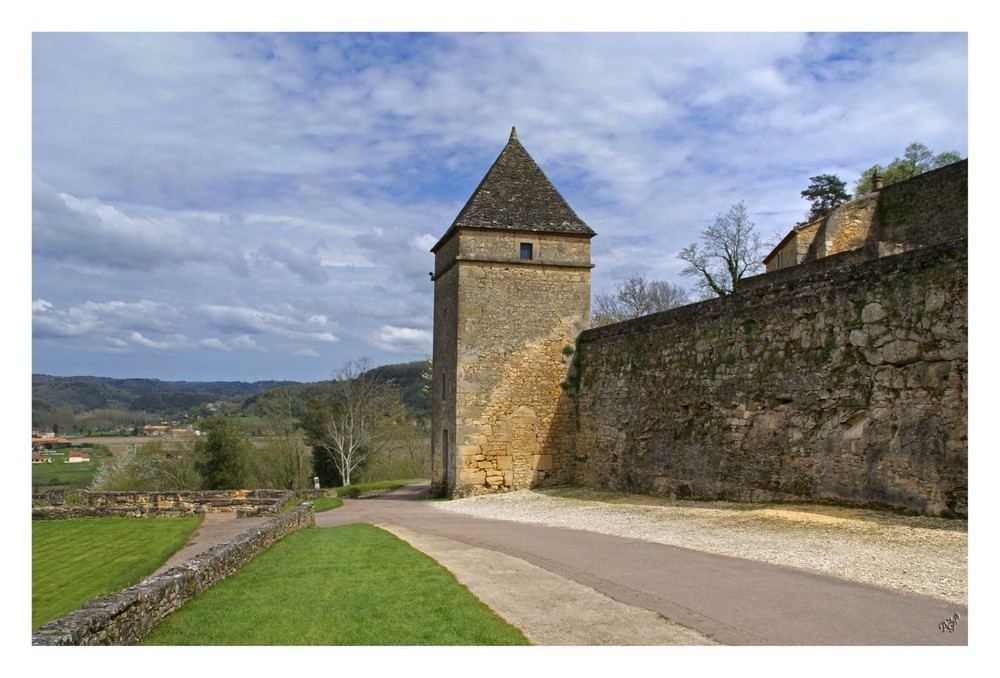 L'entrée du parc de Marqueyssac