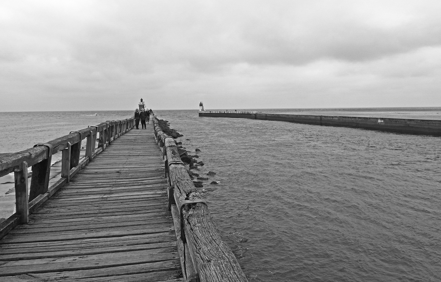 L’entrée du port de Hossegor-Capbreton