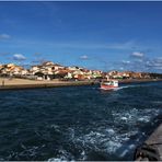 L’entrée du port de Hossegor-Capbreton