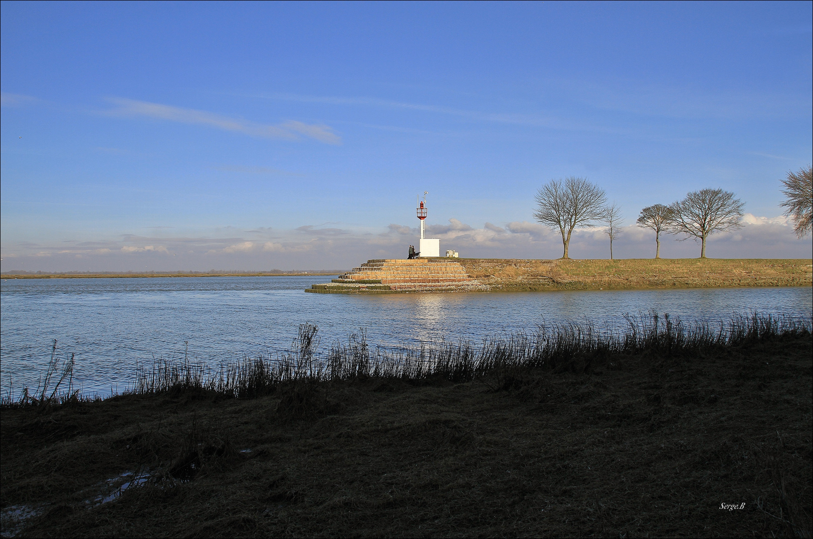 L'entrée du port de Saint Valéry sur Somme