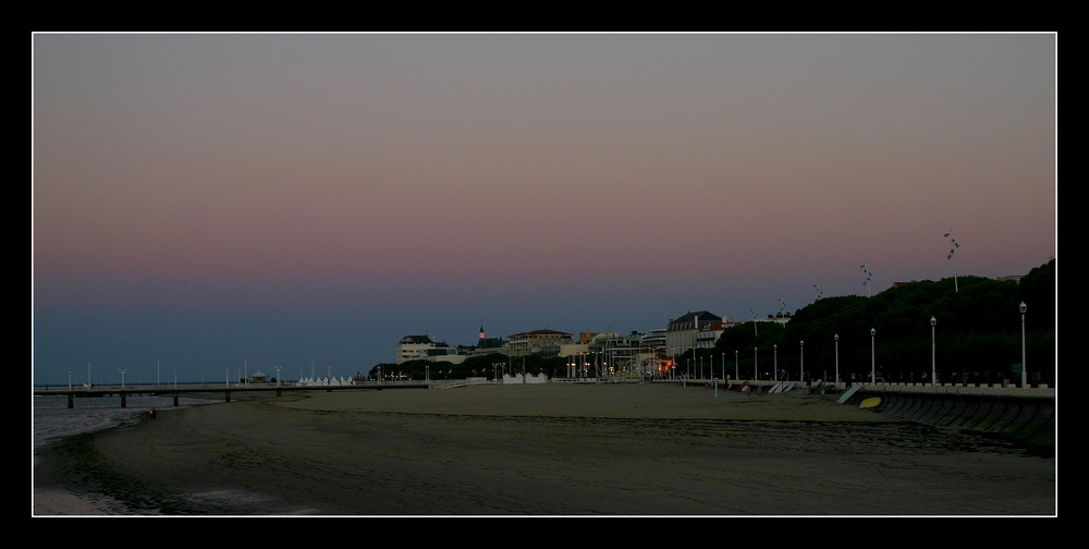 " L'envers du coucher de soleil derrière le Cap Ferret "