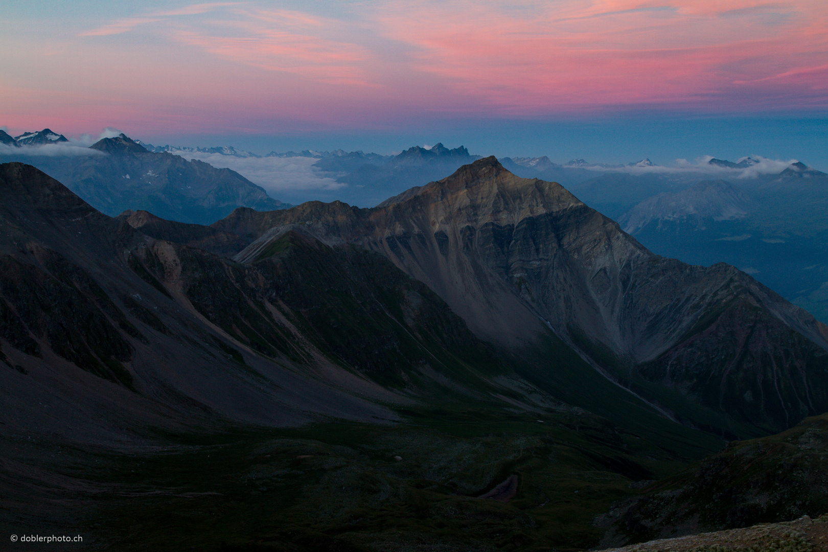 Lenzerhorn Sonnenaufgang